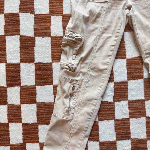 Light Khaki Cargo Pants - Picture 3 of 6
